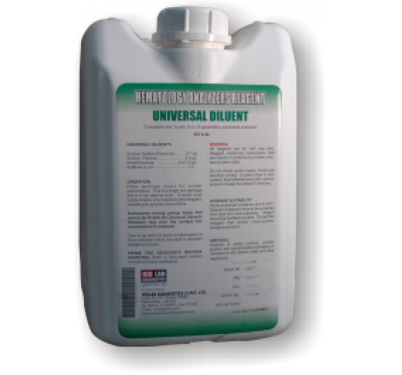 UNIVERSAL DILUENT (Compatible with All 3 Parts 18-23 Parameter Hematology Counter)